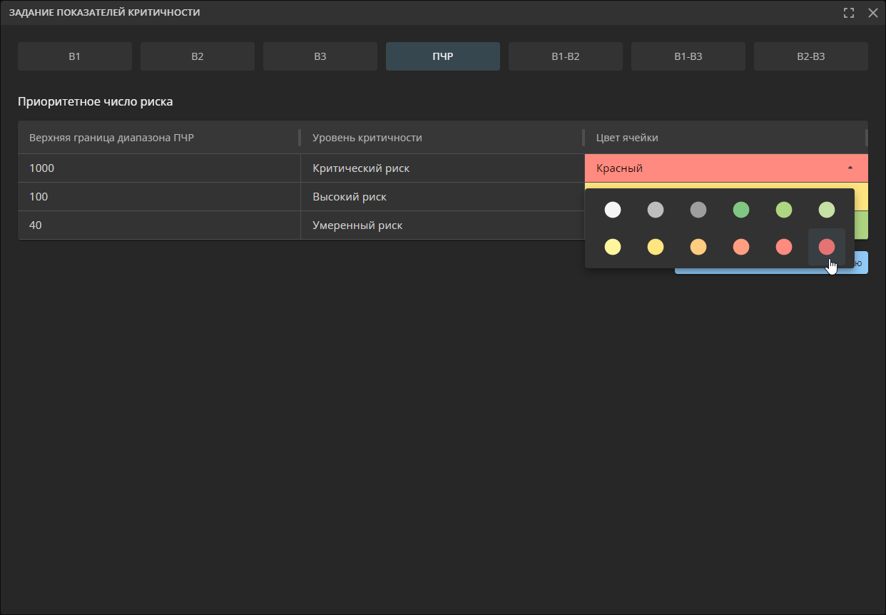 reliability 07 risk priority pchr tab colour change